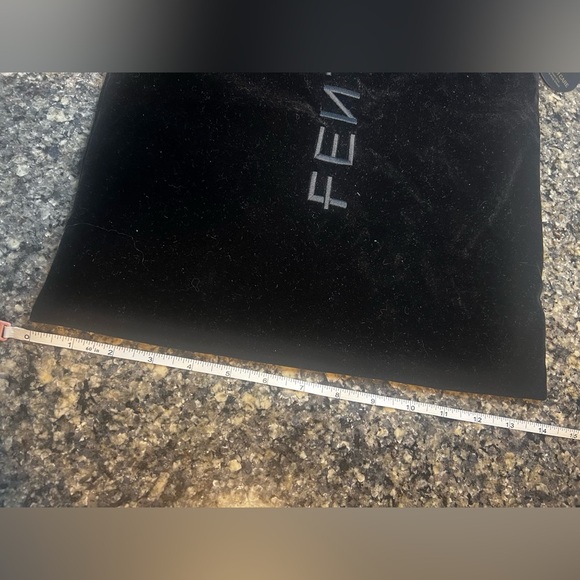 Puma. Fenty Beauty Black Velvet Toiletry Bag - Picture 3 of 4